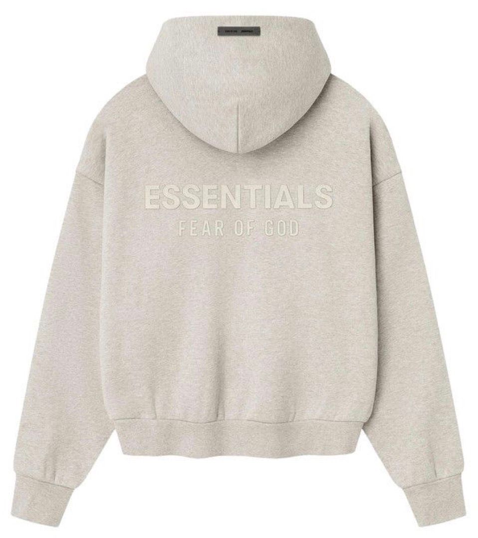 Fear of God Essentials Classic Fleece Hoodie Heather Stone
