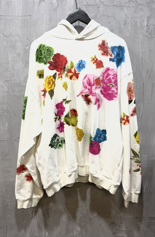 Marni collage flowers hoodie