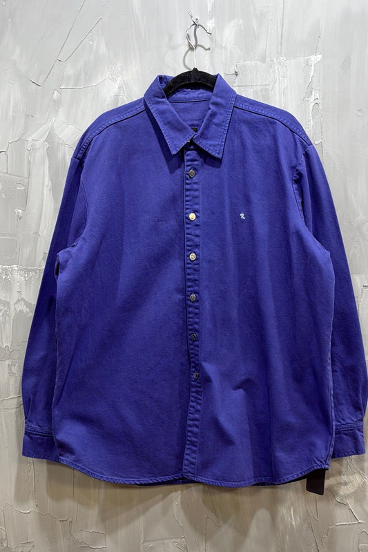 RAF SIMONS DENIM SHIRTS PURPLE