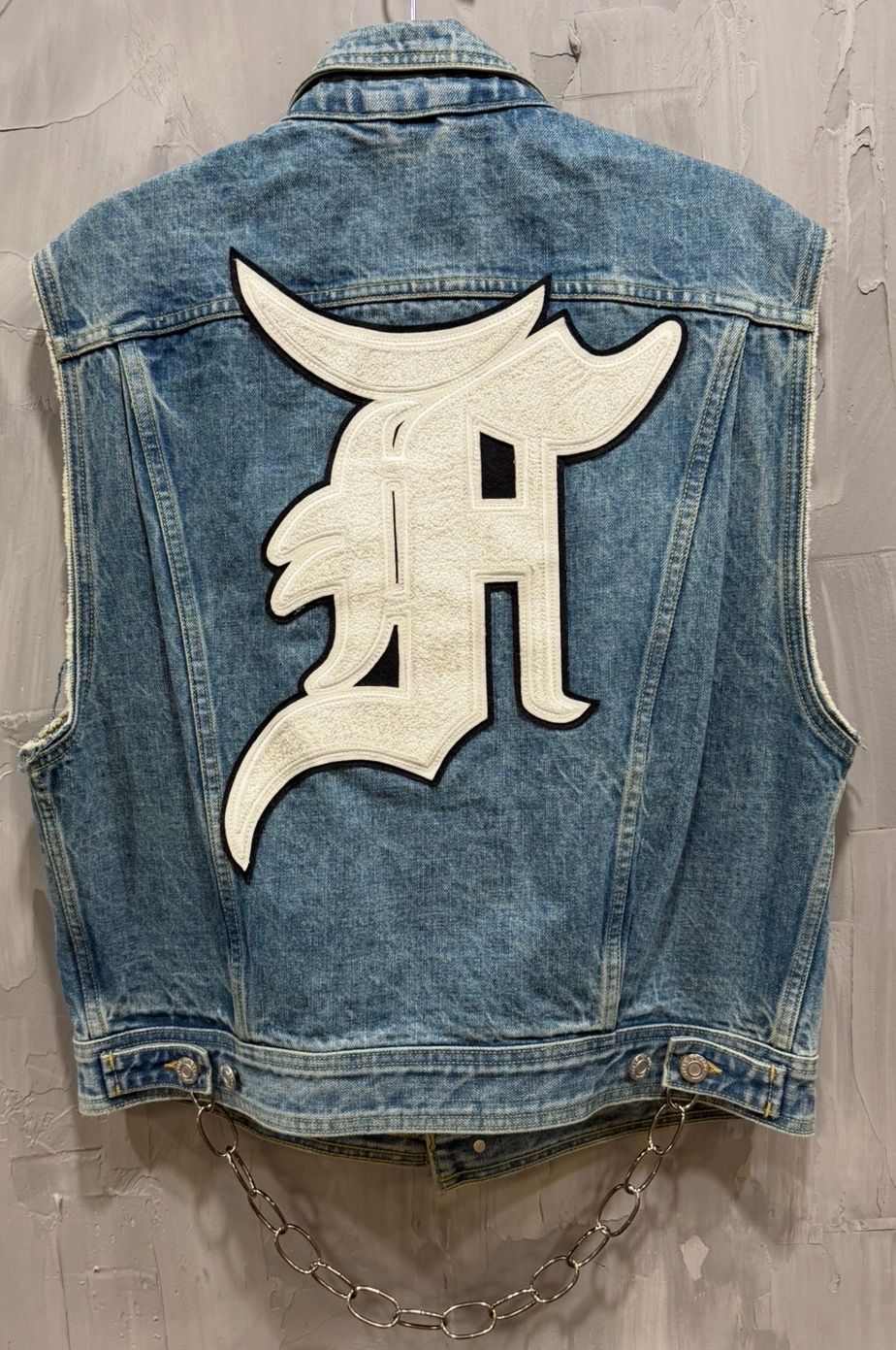 Fear of God Sleeveless Jean Jacket