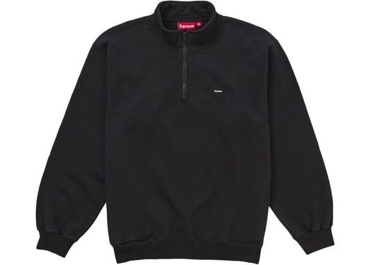 Supreme Small Box Half Zip Pullover Black