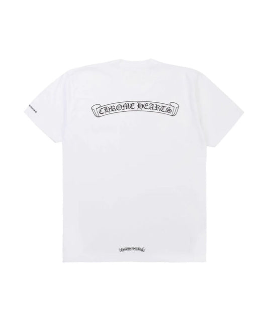 CHROME HEARTS SCROLL TEE WHITE