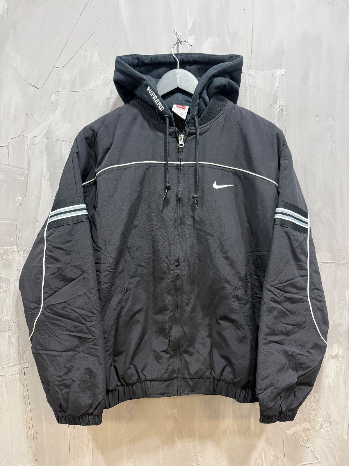 Supreme x Nike Hooded Zip Up Black