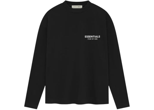 Fear of God Essentials Classic Fit L/S T-shirt Jet Black