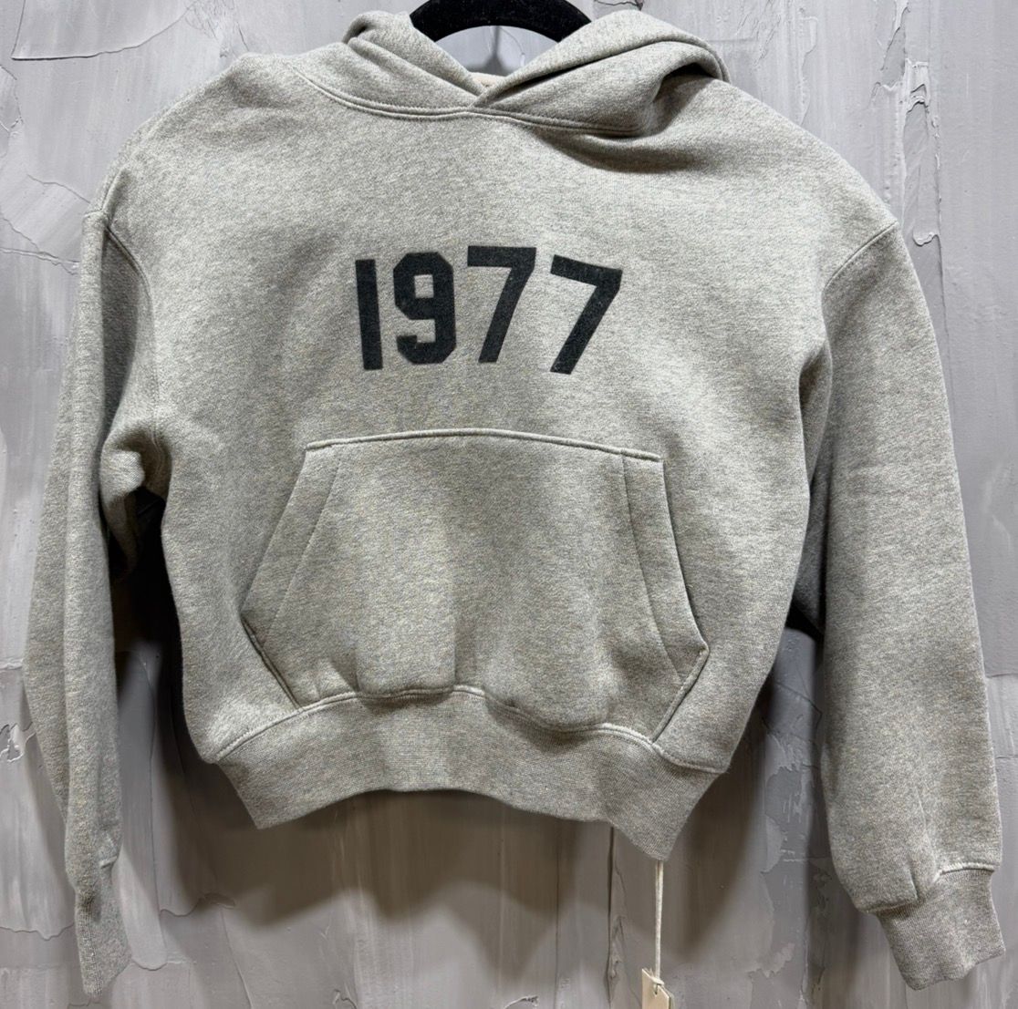 Fear of God Essentials Kids Dark Oatmeal Hoodie