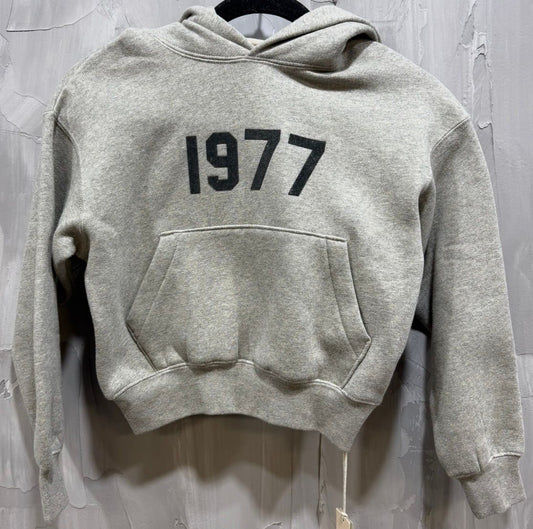 Fear of God Essentials Kids Dark Oatmeal Hoodie