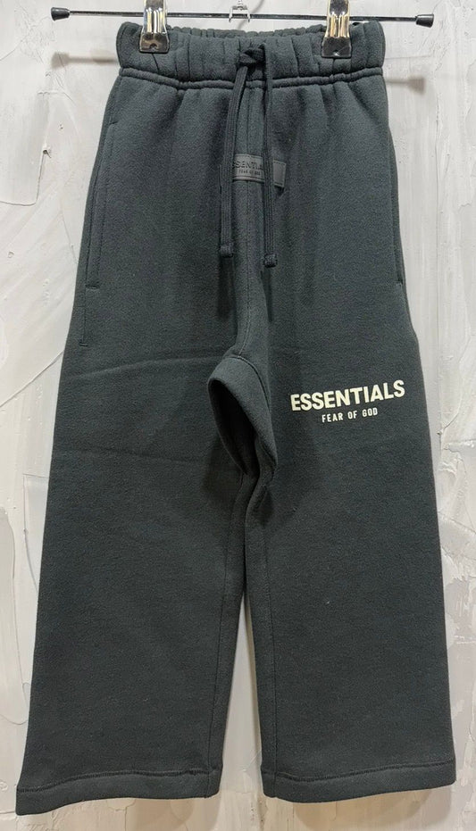 Fear of God Essentials Kids Relaxed Jet Black Sweatpants