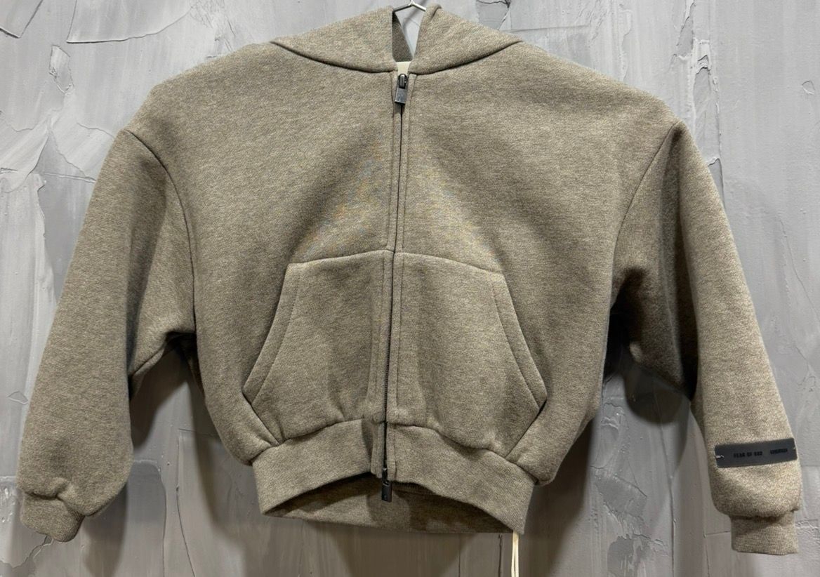 Fear of God Essentials Kids Homestead Heather Zip up