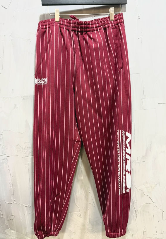 Supreme® / Martine Rose® Track pants burgundy