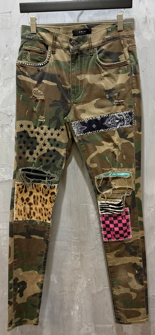 Camo Art Patch jean