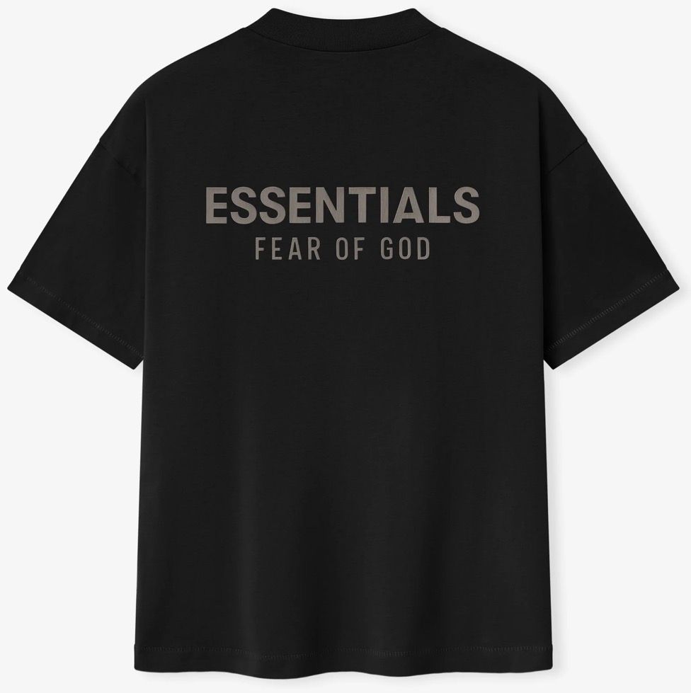 Fear of God Essentials Classic Tee Jet Black