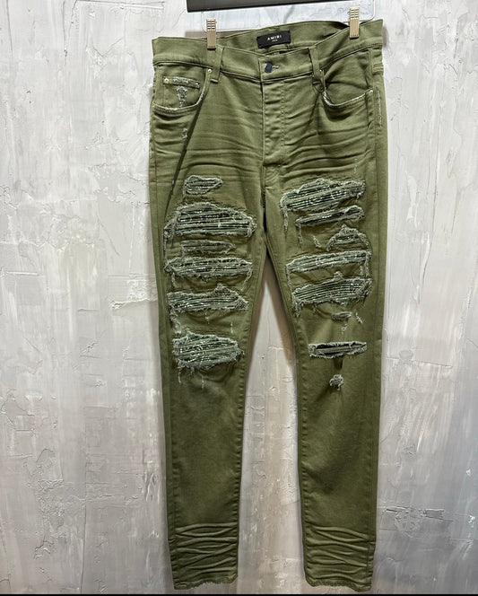 Olive green bandana thrasher mx1