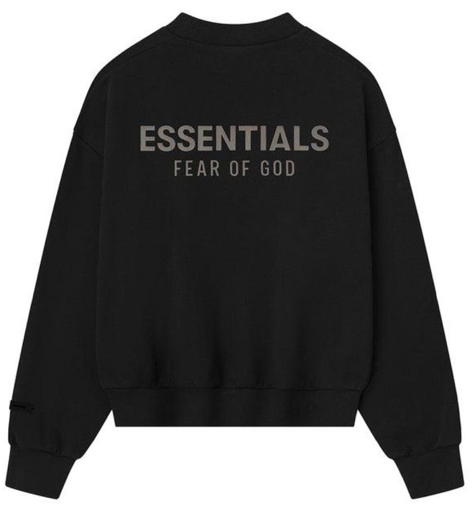 Fear of God Essentials Classic Crewneck Jet Black