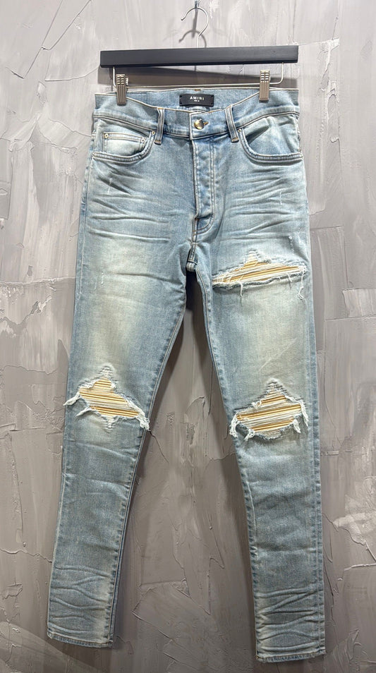 AMIRI MX1 YELLOW PATCH JEAN