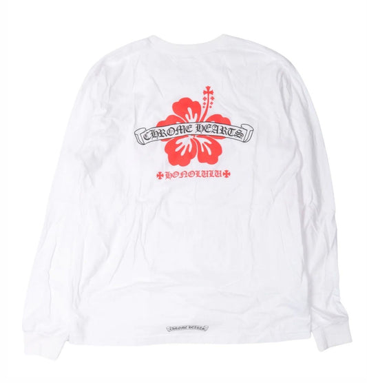 CHROME HEARTS HONOLULU EXCLUSIVE LS  WHITE