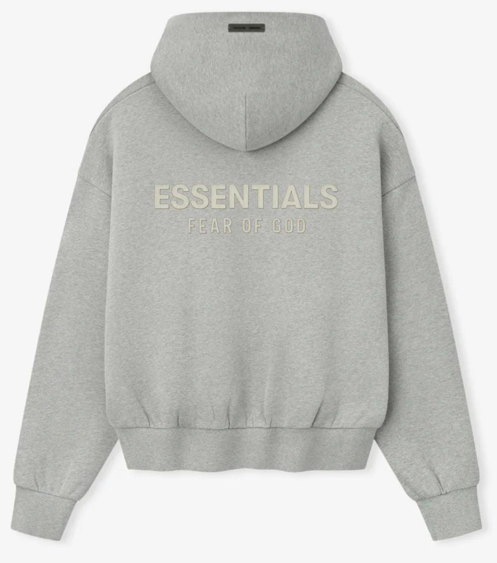 Fear of God Essentials Classic Fleece Hoodie Concrete Heather