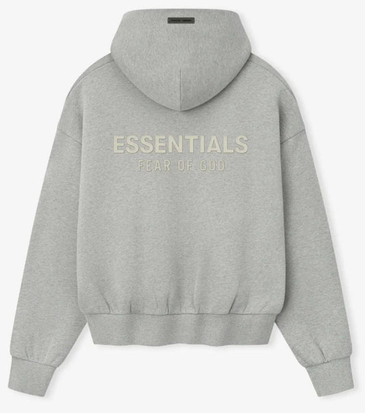 Fear of God Essentials Classic Fleece Hoodie Concrete Heather