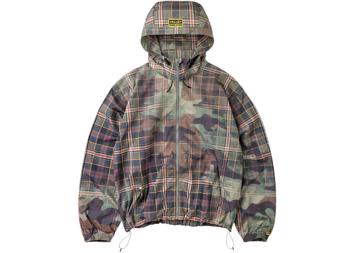 Vale Forever Soldier Rain Jacket Camo Plaid