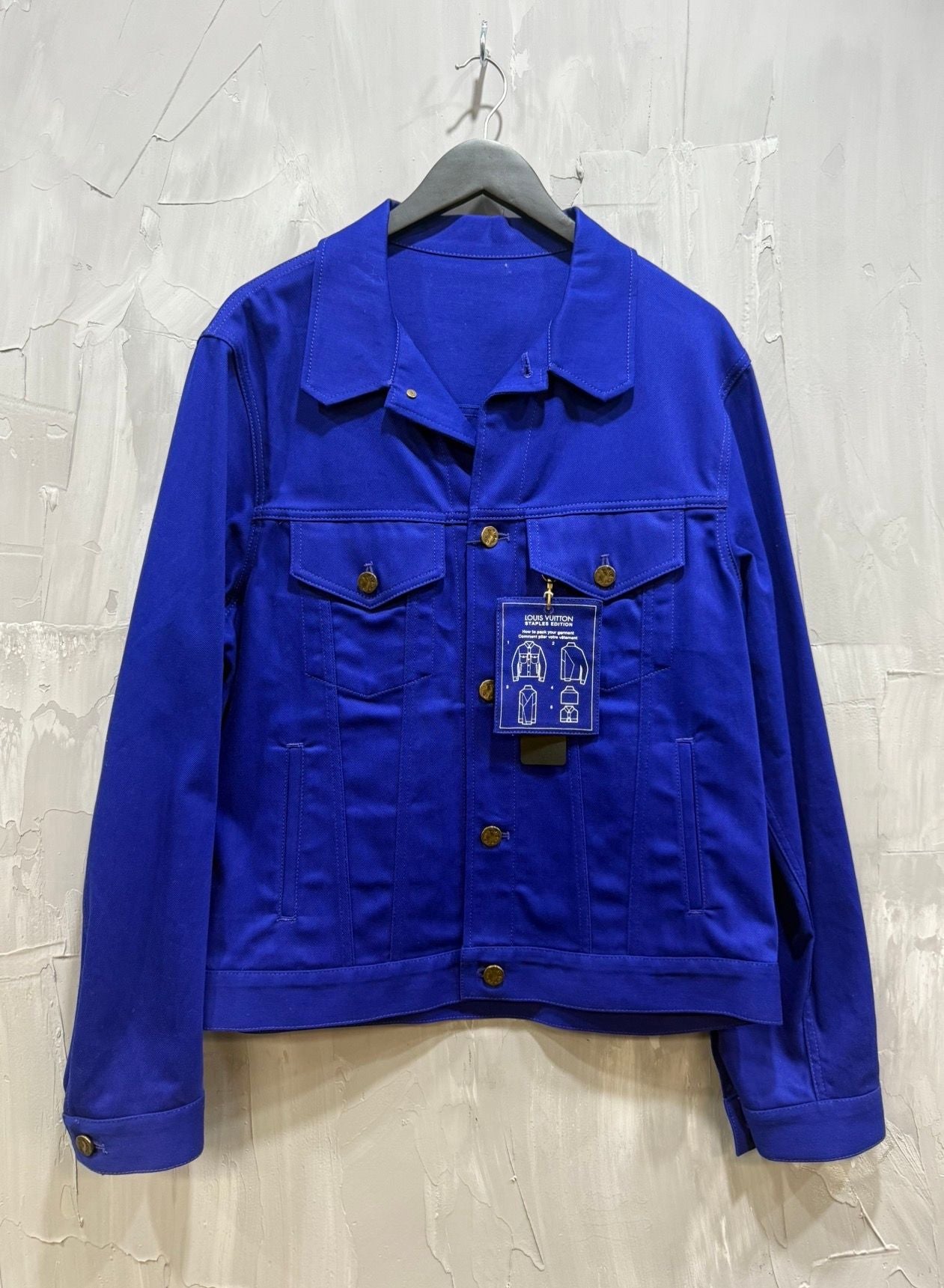 LOUIS VUITTON STAPLE EDITION DENIM JACKET - Like New
