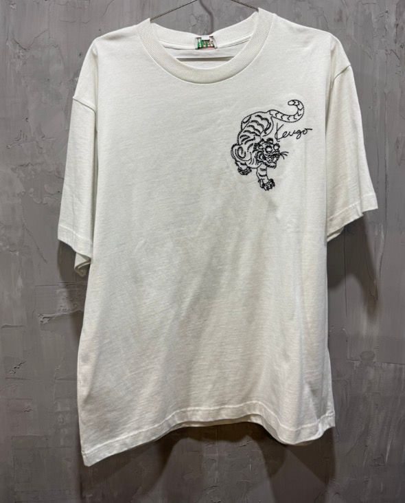 Kenzo gots stars tiger shirt white