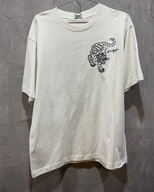 Kenzo gots stars tiger shirt white