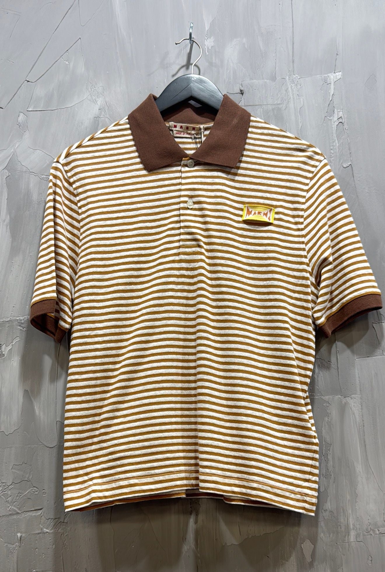 MARNI MUSTARD SS BROWN