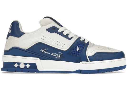 Louis Vuitton Trainer #54 Signature Blue White