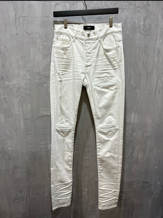 MX1 white jean