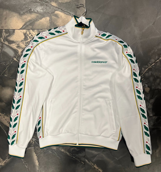 Casa Blanca MENS SEASONAL LAUREL TRACK TOP WHITE