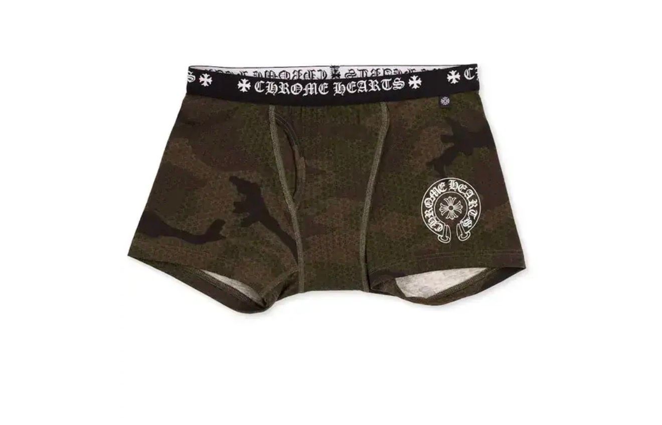 CHROME HEARTS BOXER BRIEF SHORT CAMO
