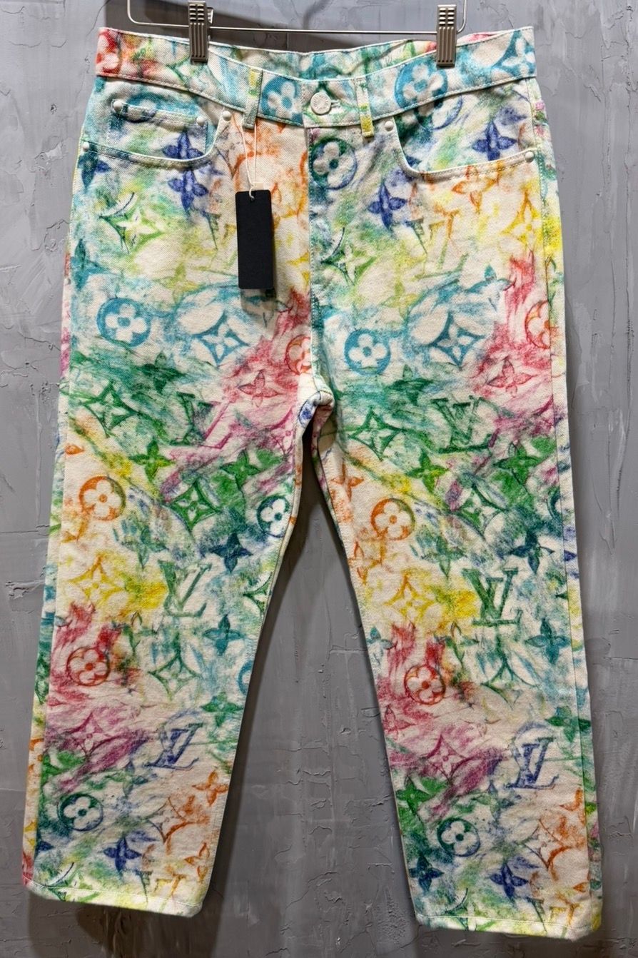 LOUIS VUITTON Monogram Drawing Pants