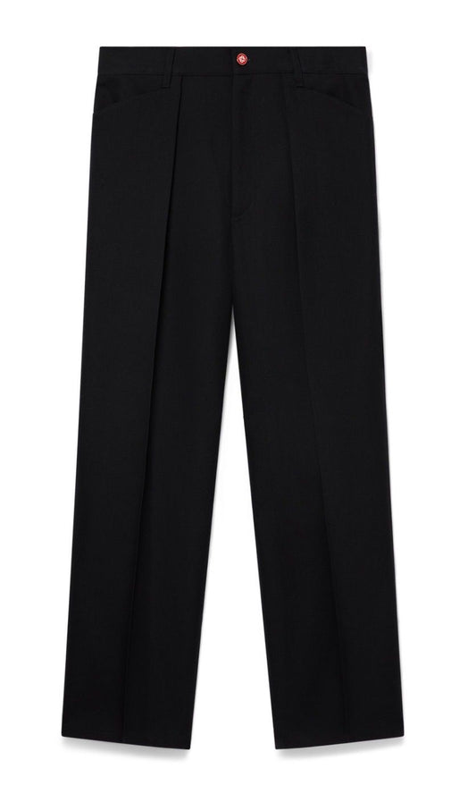 Casa Blanca Chicano Pleat Chinos Black