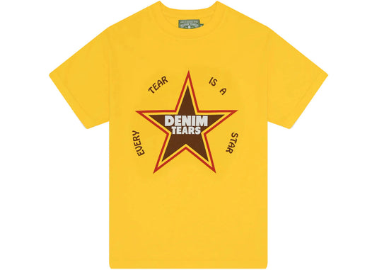 Denim Tears Every Tear Is A Star Tee Yellow
