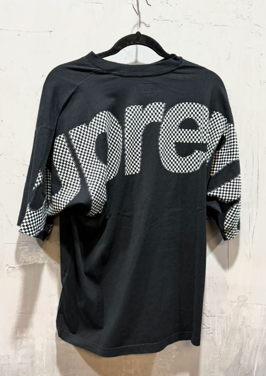 Supreme Checkerboard Intarsia S/S Top (black)