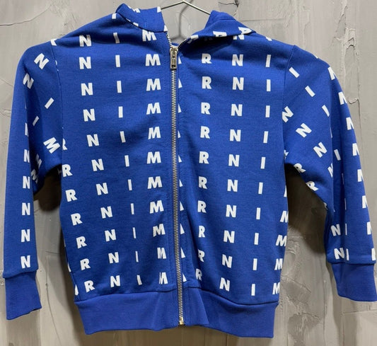 Marni Kids Blue Zip Up