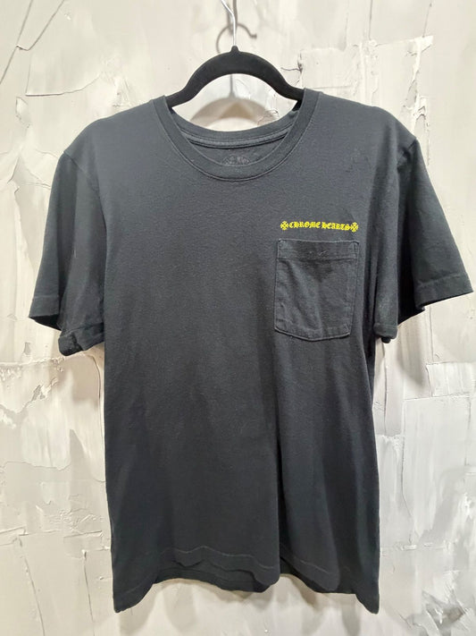 Chrome Hearts Black Yellow Triple Cross Te - Like New