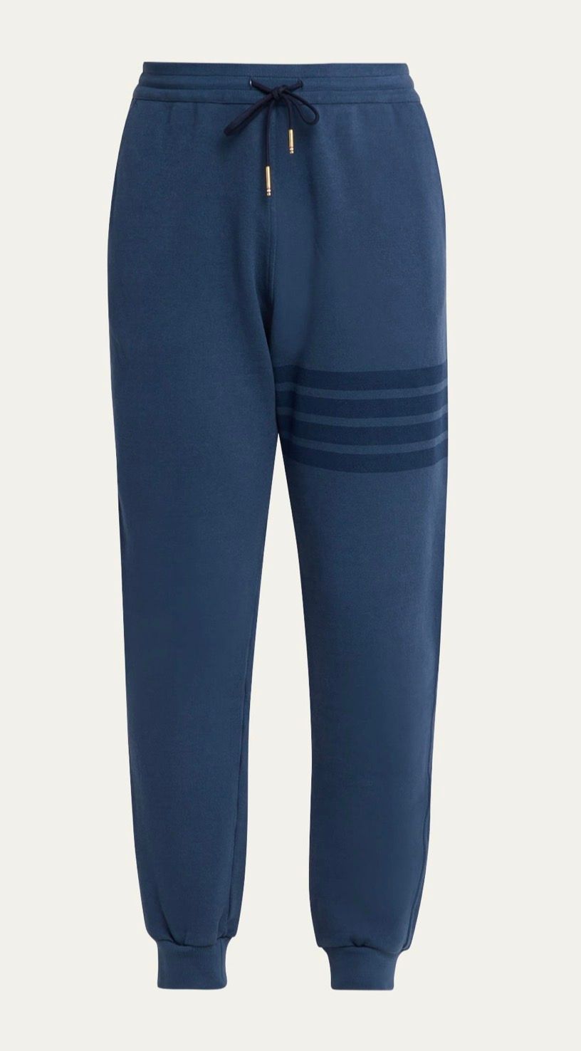 Thom Browne 4-Bar Navy Sweatpants