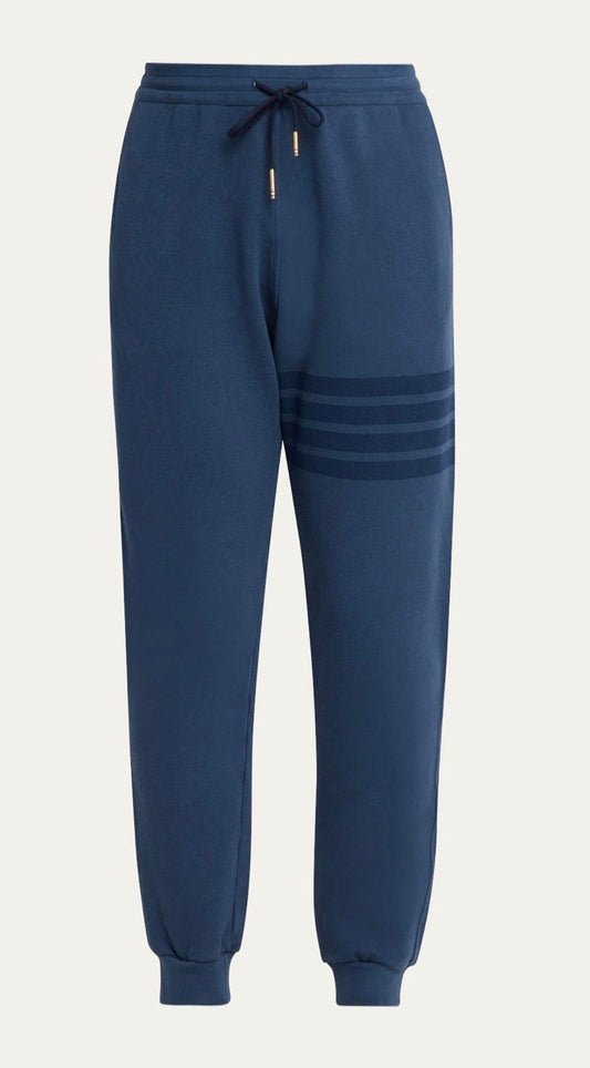 Thom Browne 4-Bar Navy Sweatpants