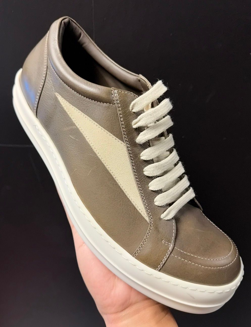 Rick Owens Vintage Low Bean/Milk