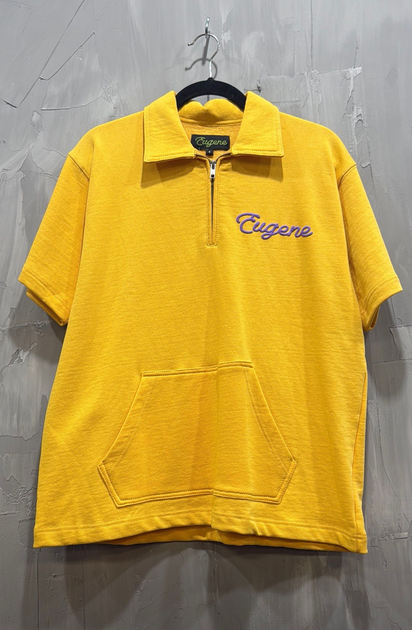 EUGENE HALF ZIP COLLAR SHIRTS