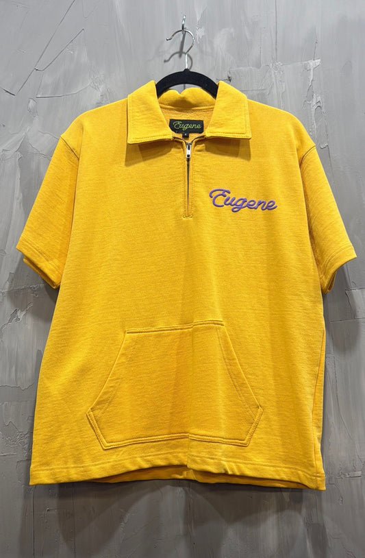 EUGENE HALF ZIP COLLAR SHIRTS