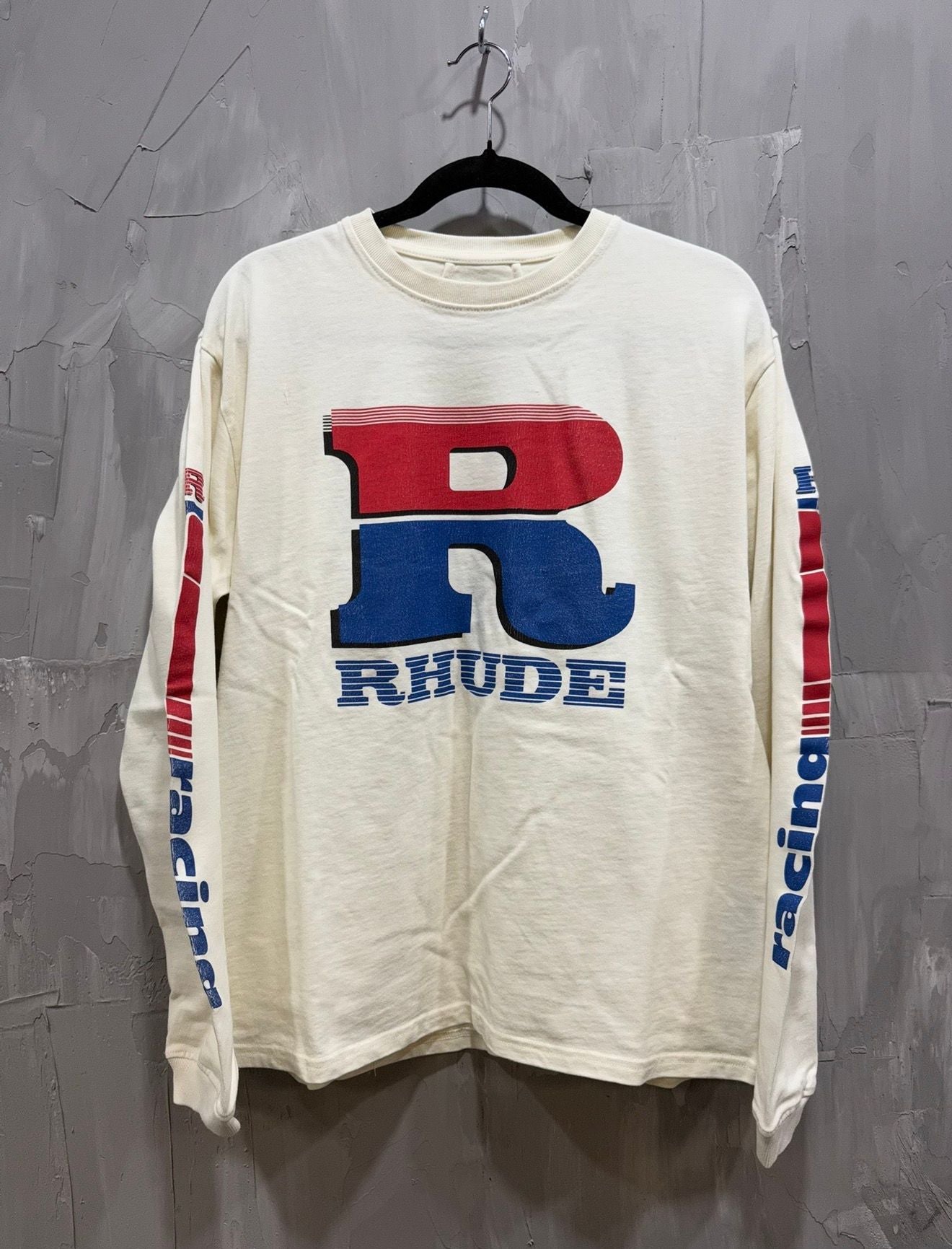 Rhude Split Petrol Logo LS Tee