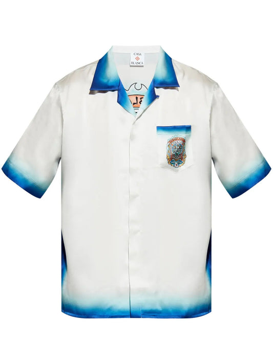 Casablanca short sleeve Cuban shirt