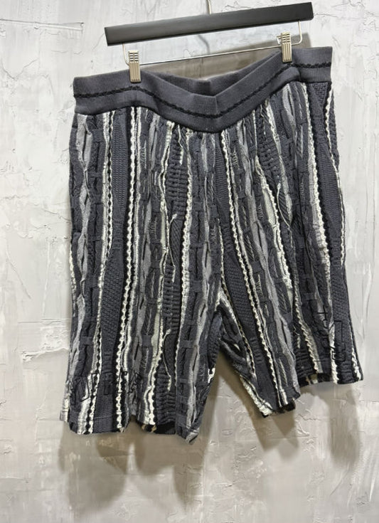 Supreme Coogi Embroidered Knit Shorts (Grey/Black)