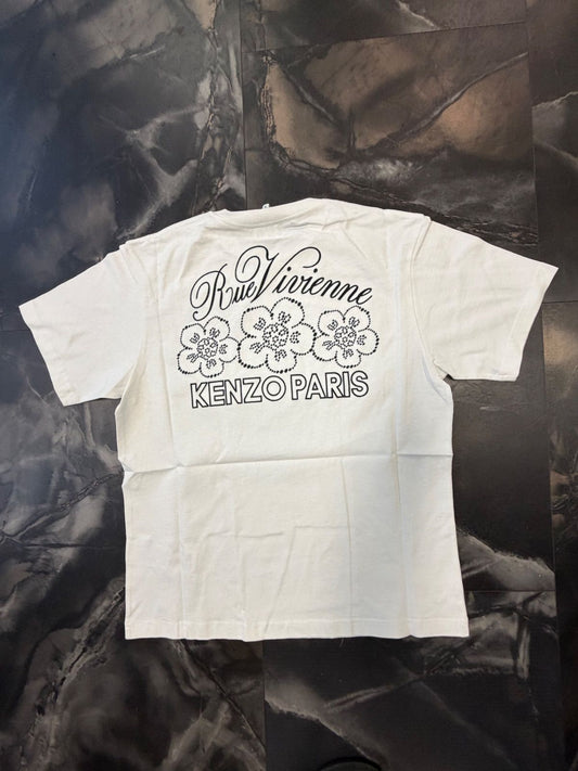 Kenzo constellation emb oversized shirt White