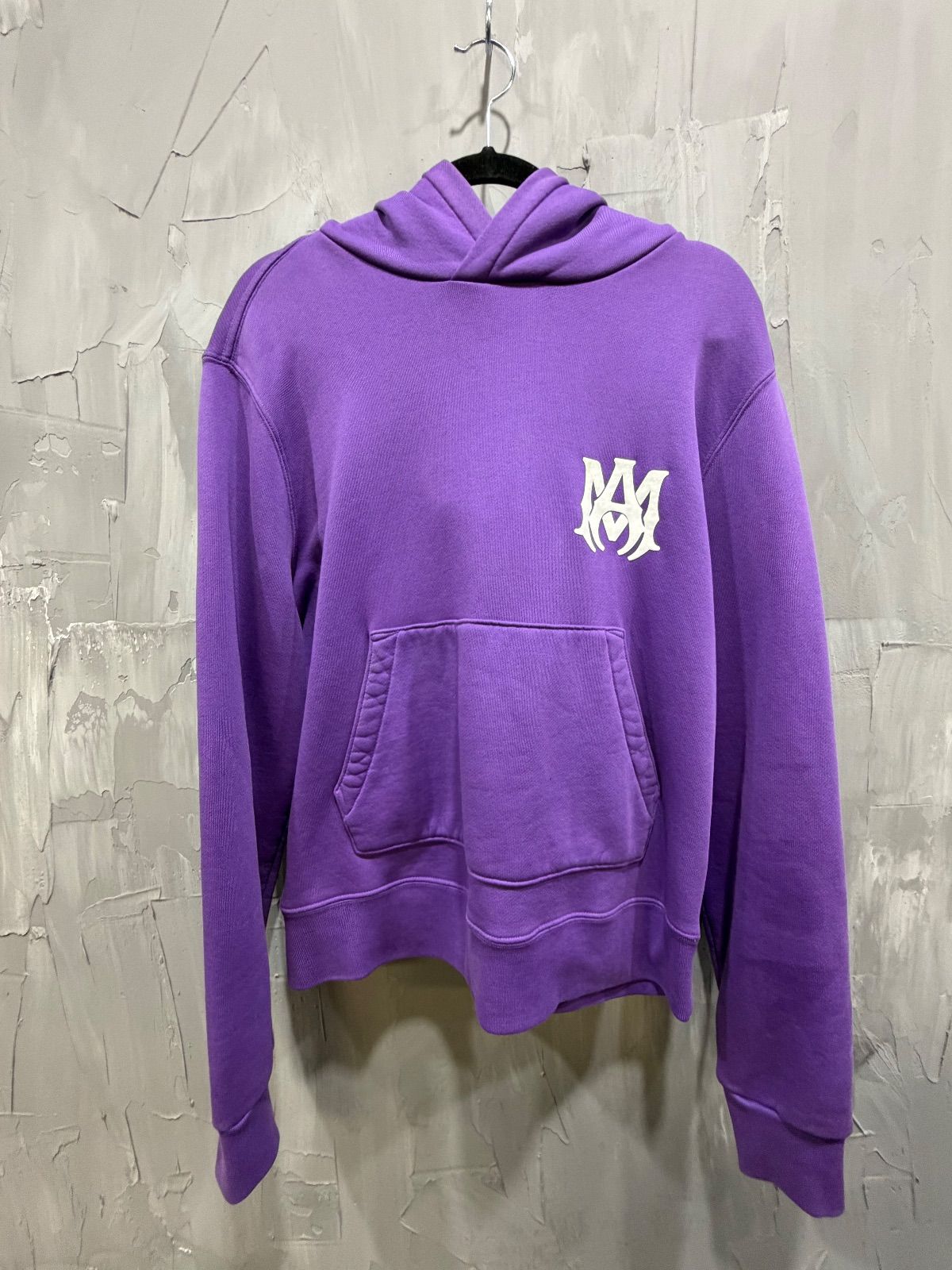 Amiri MA Logo Purple Hoodie - Used/Worn