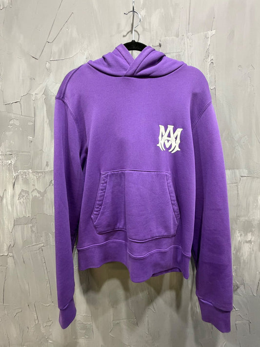 Amiri MA Logo Purple Hoodie - Used/Worn