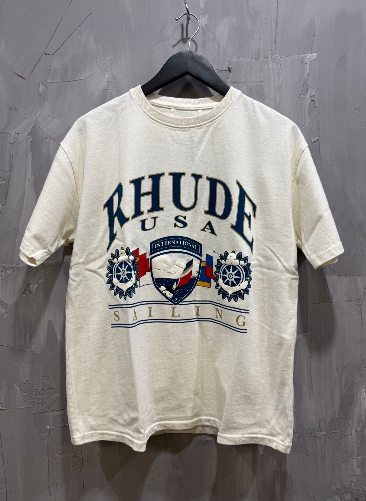 USA Sailing Icon Tee White/Black