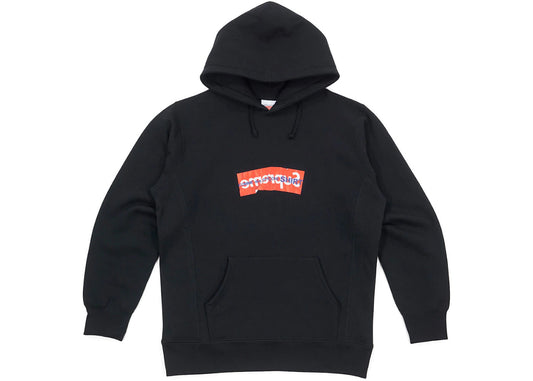 Supreme Comme Des Garcons HOODIE Box Logo Hooded Sweatshirt Black