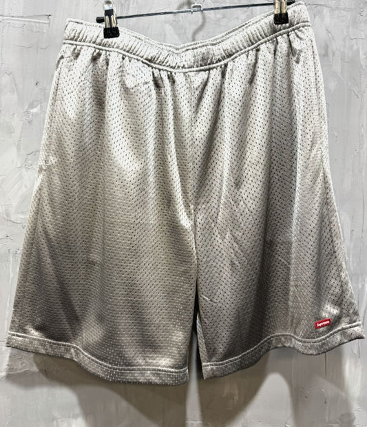 Supreme Small Box Baggy Mesh Short 'Grey'